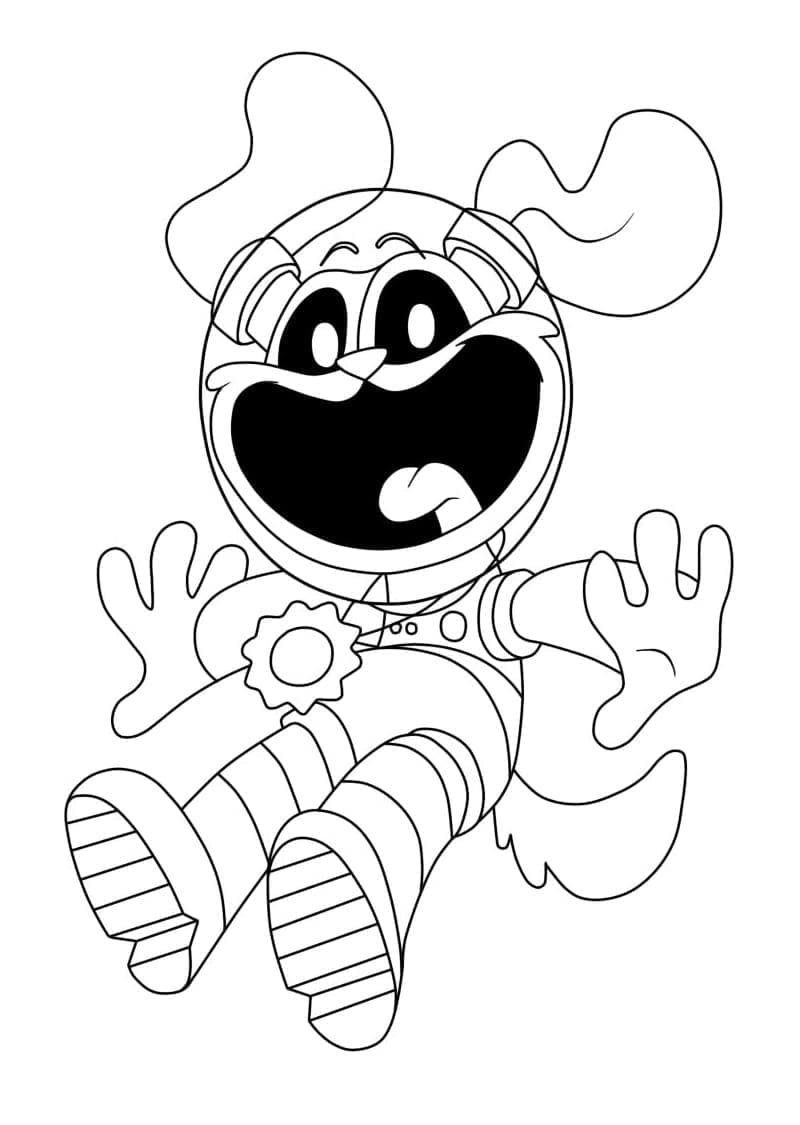 Desenho de Dogday de Desenho Animado para Colorir e Pintar