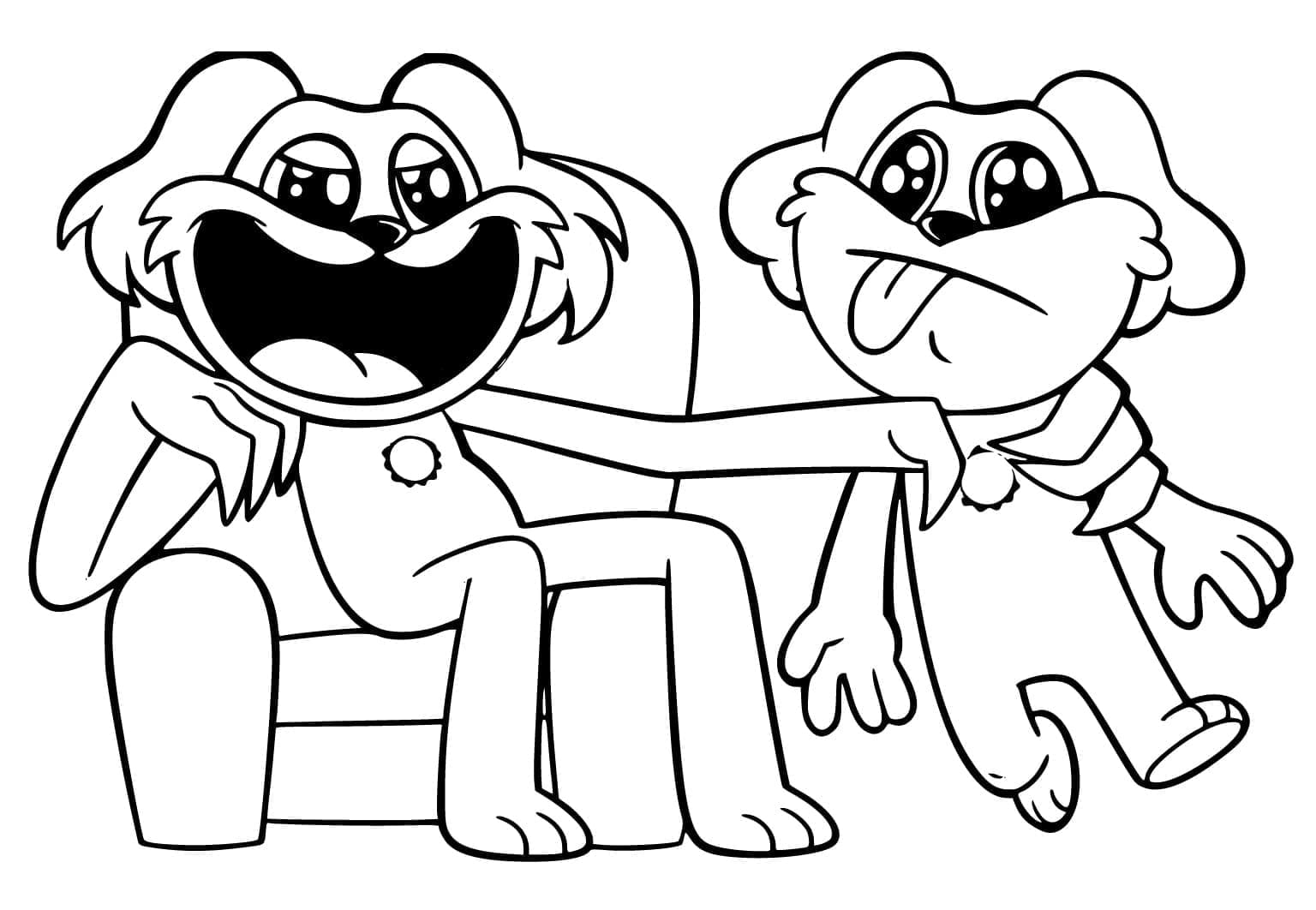 Desenho de Pintura de Dogday para Colorir e Pintar