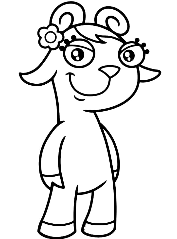 Desenho Gabi de Doki para Colorir e Pintar