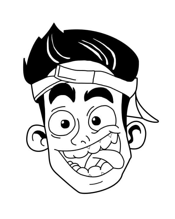 Desenho de Enaldinho Grátis para Colorir