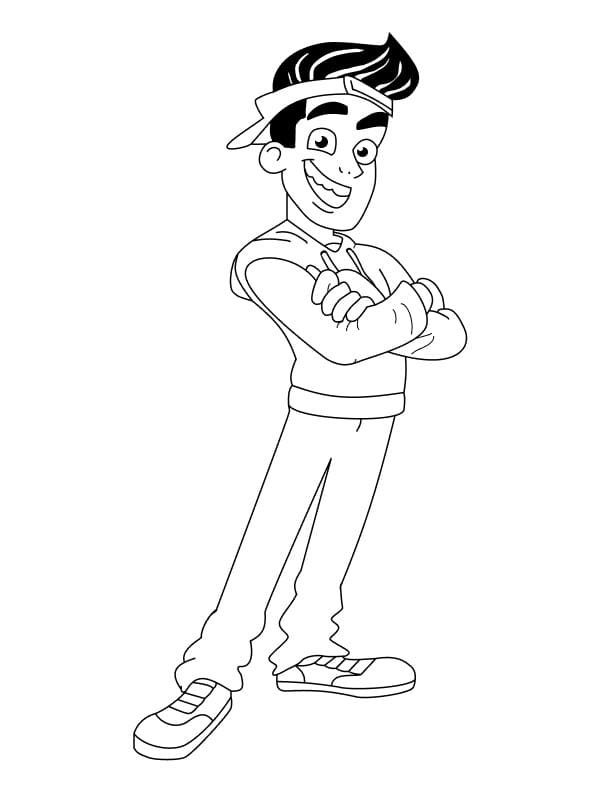 Desenho de Enaldinho Imprimivel para Colorir