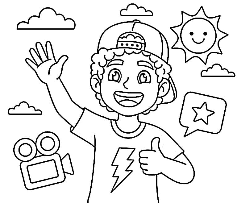 Desenho de Enaldinho para Crianças de 6 Anos para Colorir