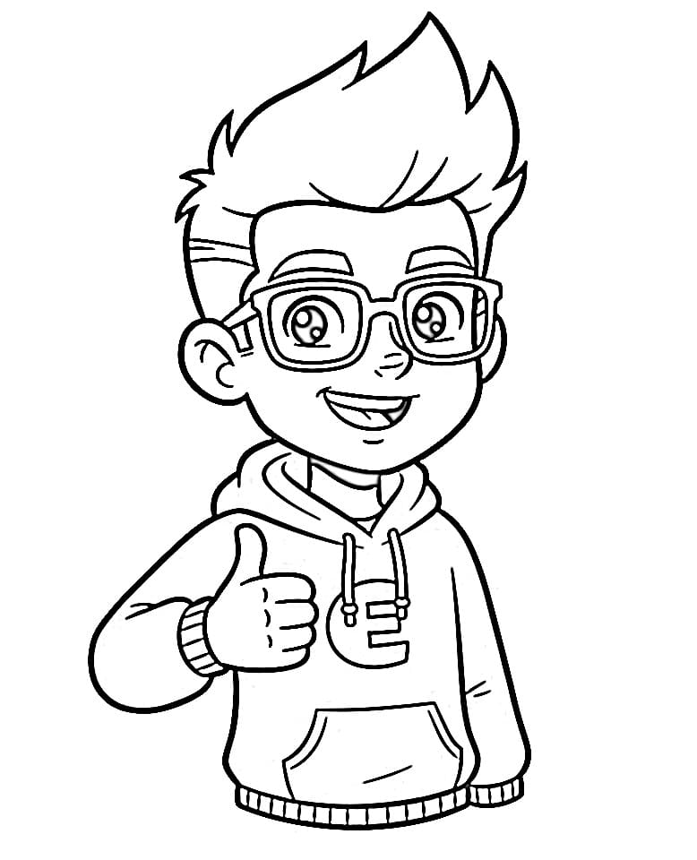 Desenho de Enaldinho para Crianças para Colorir