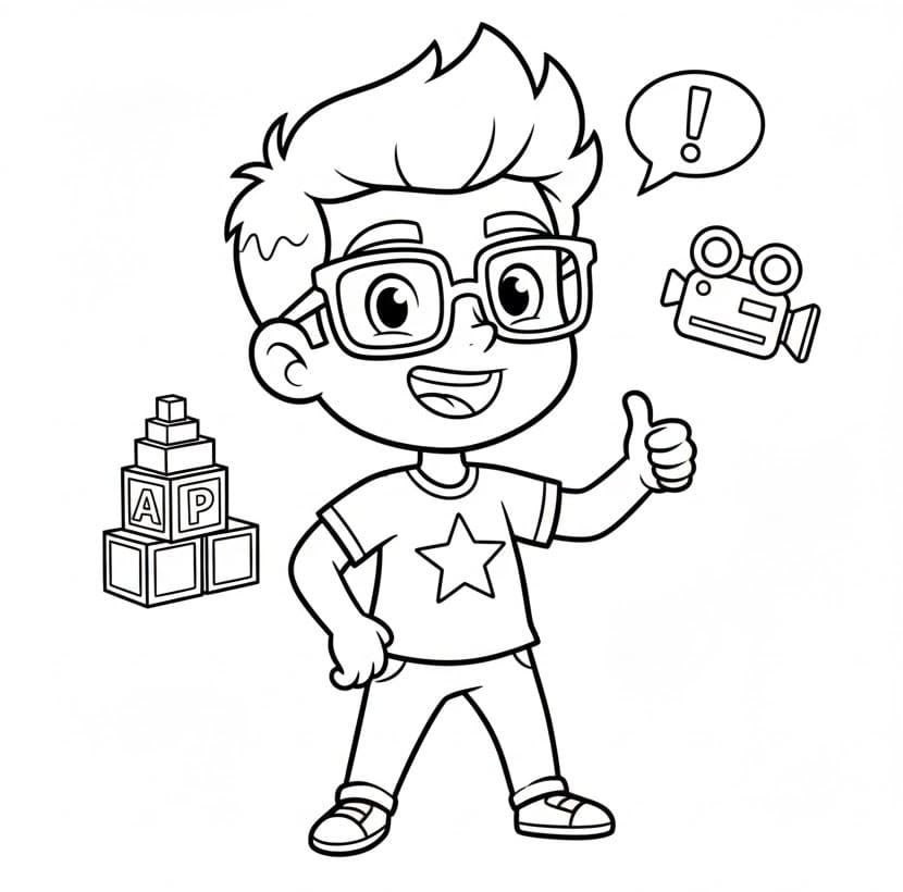 Desenho de Grátis Enaldinho para Crianças para Colorir