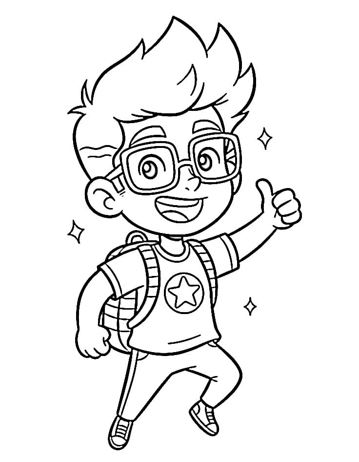 Desenho de Imprimivel Grátis Enaldinho para Crianças para Colorir