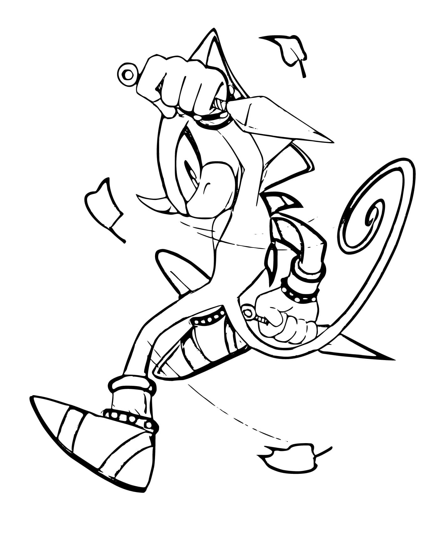 Desenho de Espio The Chameleon Grátis para Colorir e Pintar