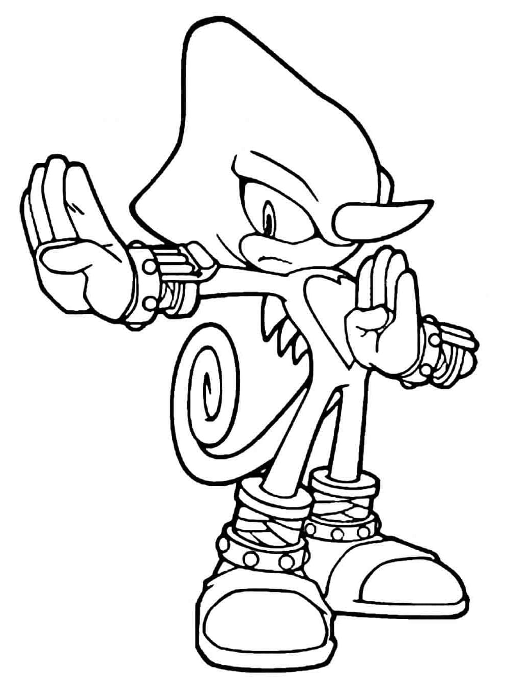 Desenho de Espio The Chameleon Imprimivel Grátis para Colorir e Pintar