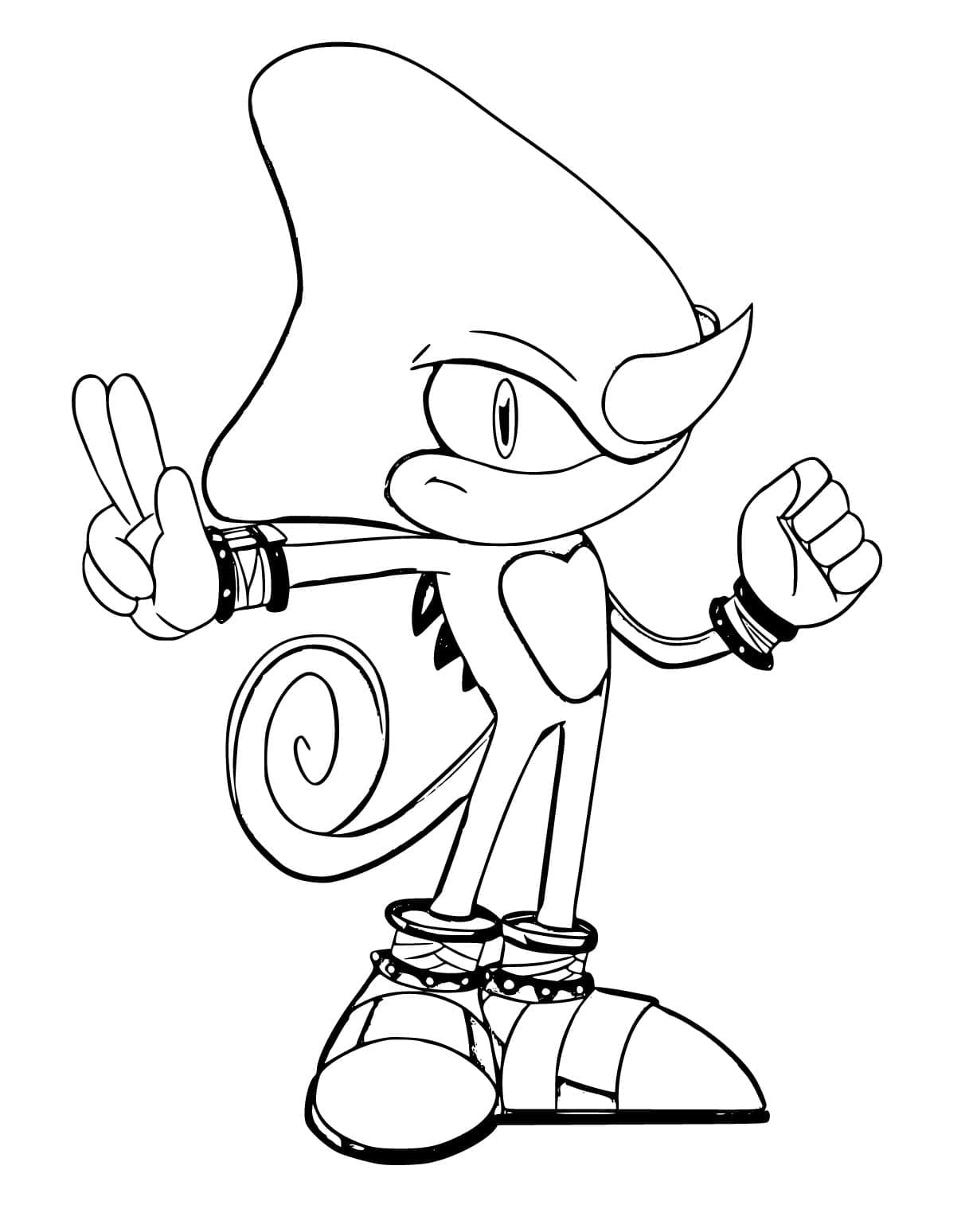 Desenho de Espio The Chameleon Imprimivel para Colorir e Pintar