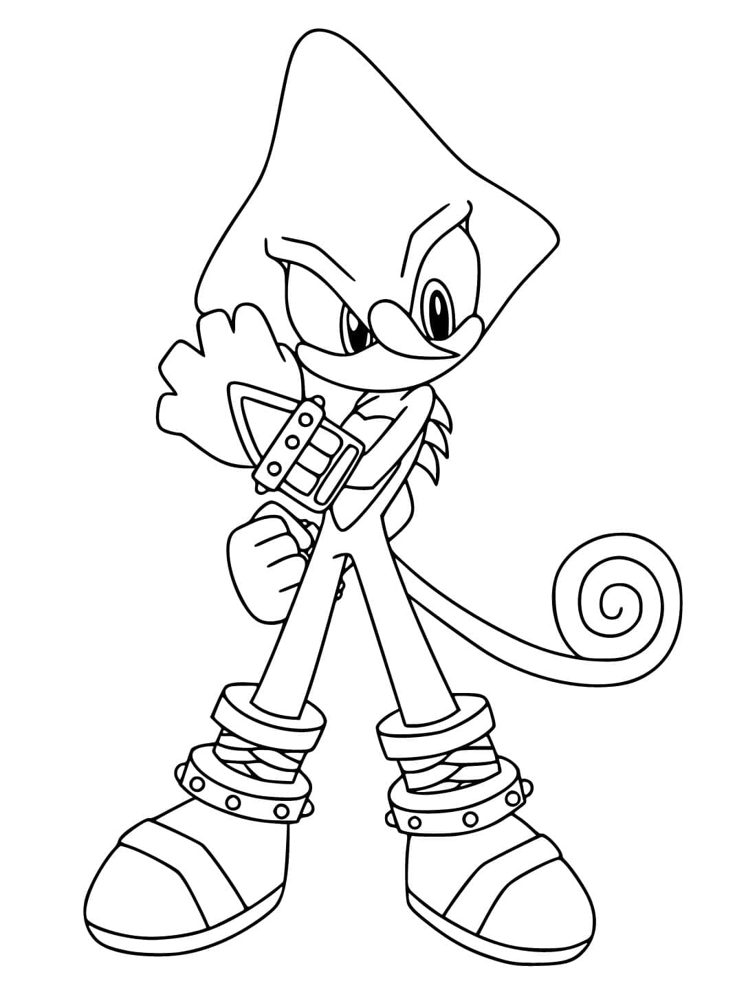 Desenho de Espio The Chameleon Incrível para Colorir e Pintar