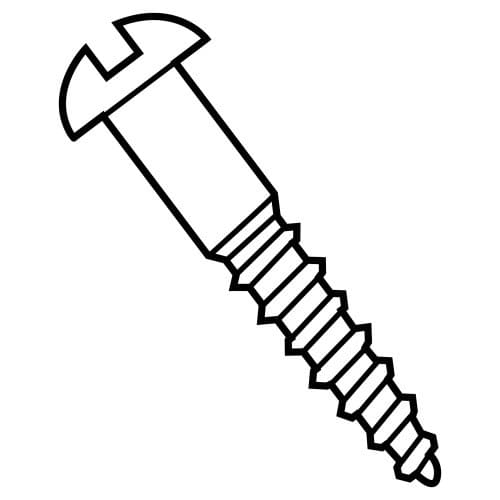 Desenho de Parafuso para Colorir e Pintar