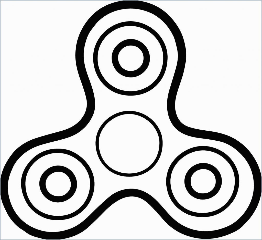 Desenho de Fidget Spinner para Pintar Giz de Cera