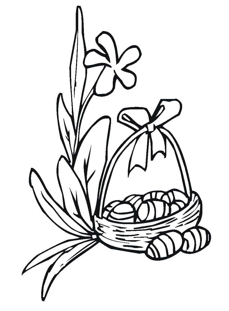 Desenho Imprimivel de Flor Lírio para Pintar