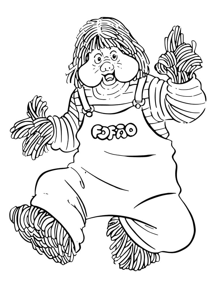 Desenho de Fofao para Crianças para Colorir e Pintar