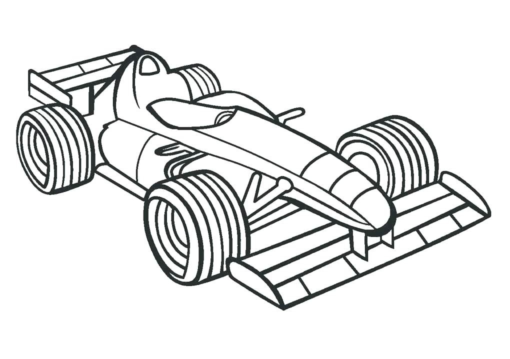 Desenho de Fórmula um Piloto para Colorir Pdf e Pintar