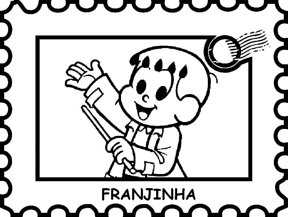 Desenho de Franjinha Grátis para Crianças para Colorir e Pintar