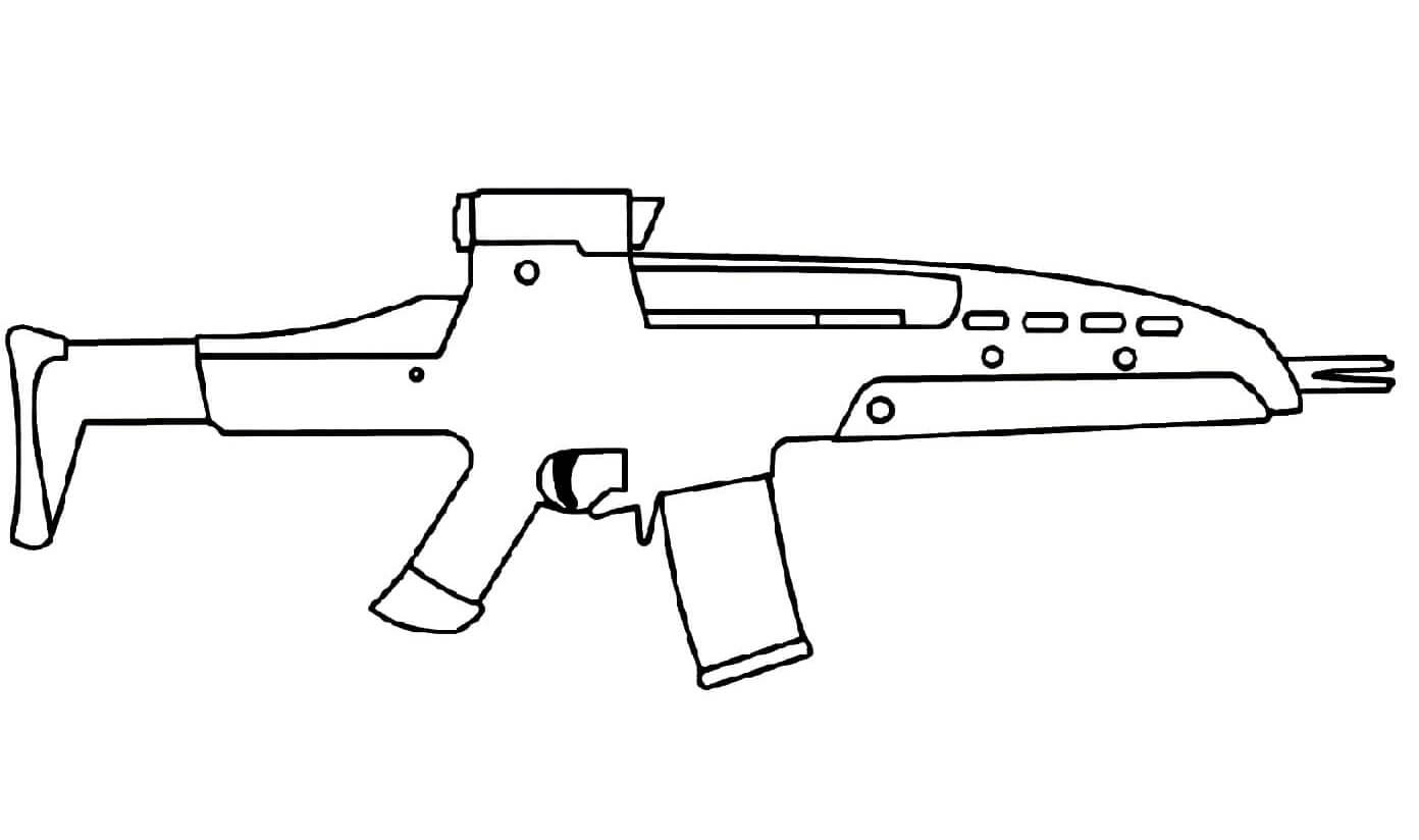 Desenho de Free Fire Batalhá para Colorir Pdf e Pintar