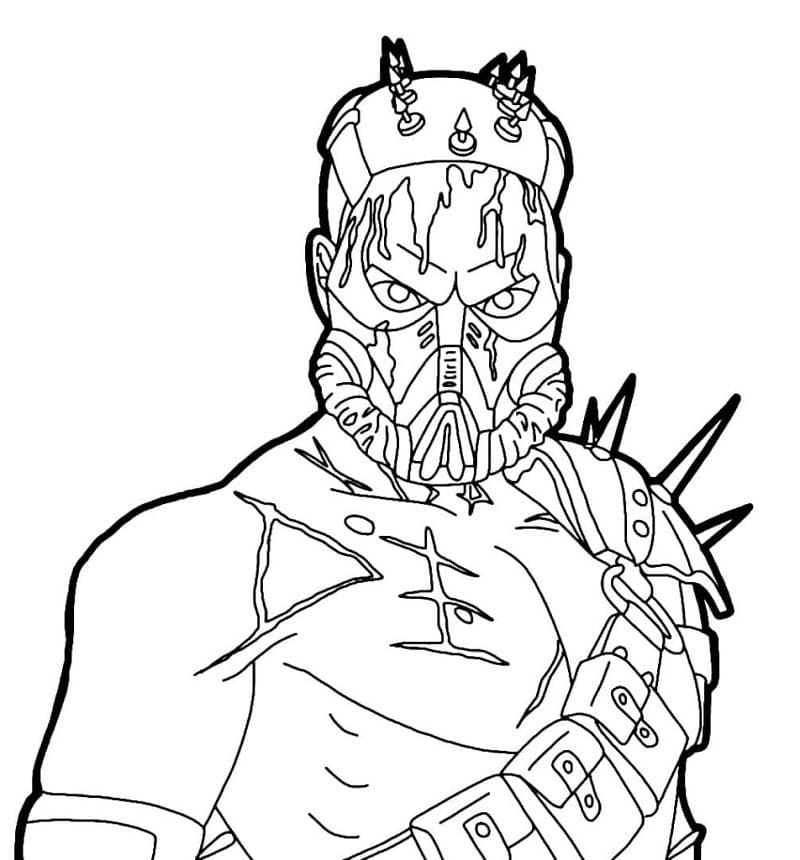 Desenho de Free Fire Completo para Colorir Pdf e Pintar