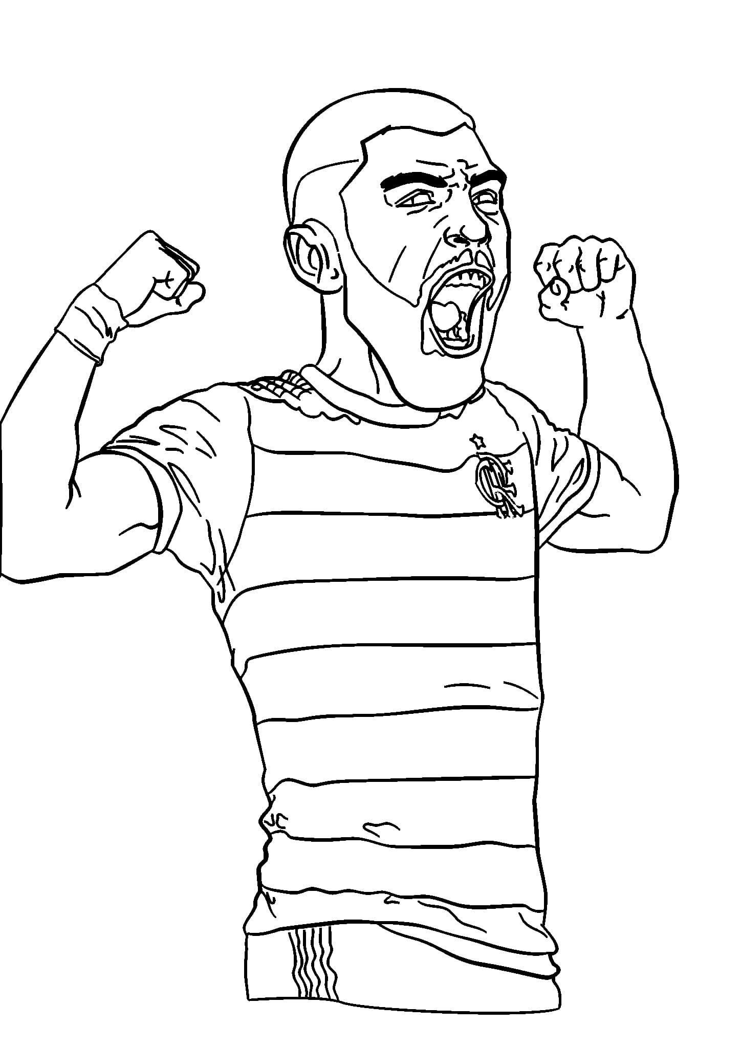 Desenho de Gabigol para Crianças para Colorir e Pintar