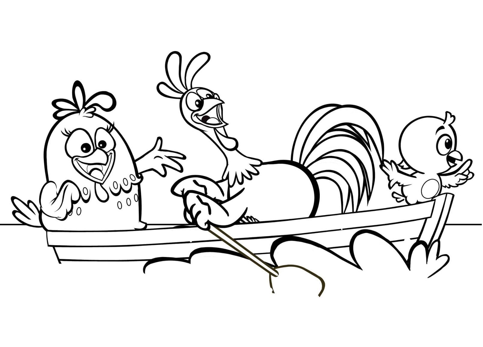 Desenho de Foto de Galinha Pintadinha para Colorir e Pintar