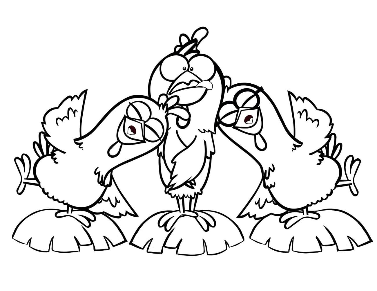 Desenho de Galinha Pintadinha Imprimivel para Crianças para Colorir e Pintar