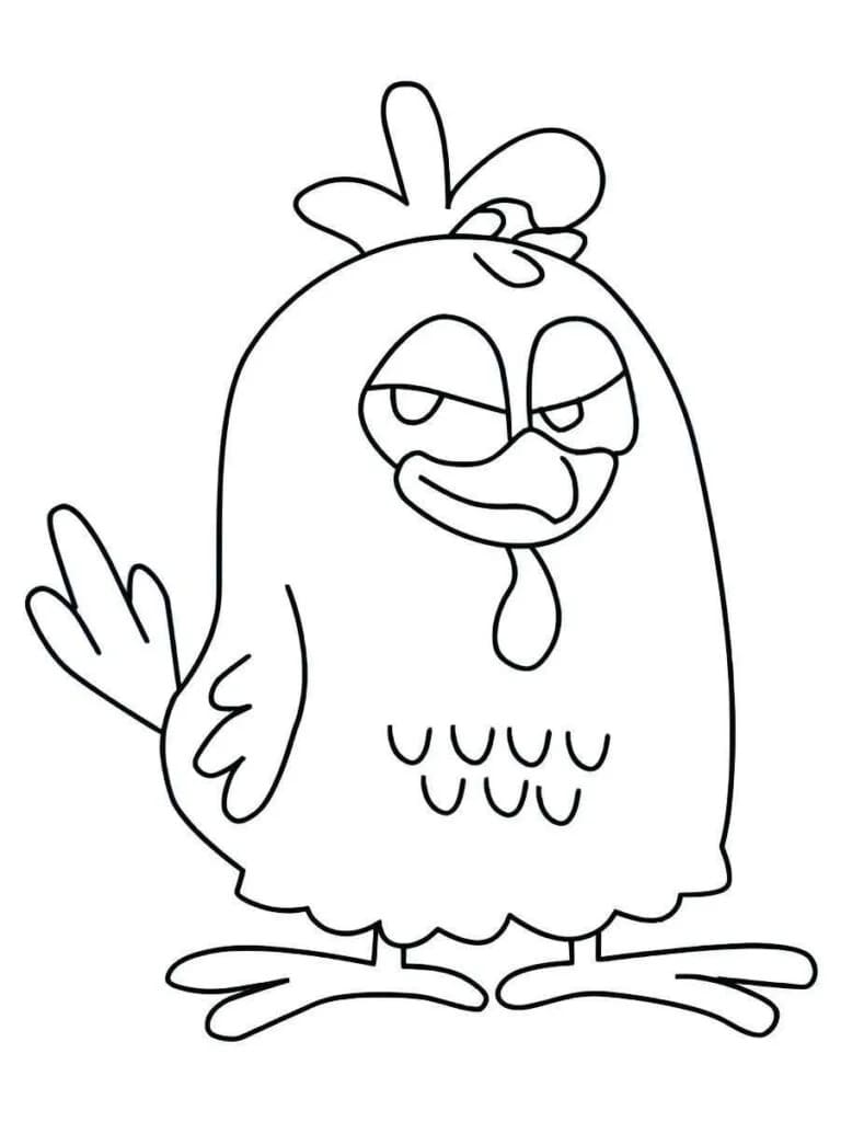 Desenho de Galinha Pintadinha para Crianças de 5 Ano para Colorir e Pintar