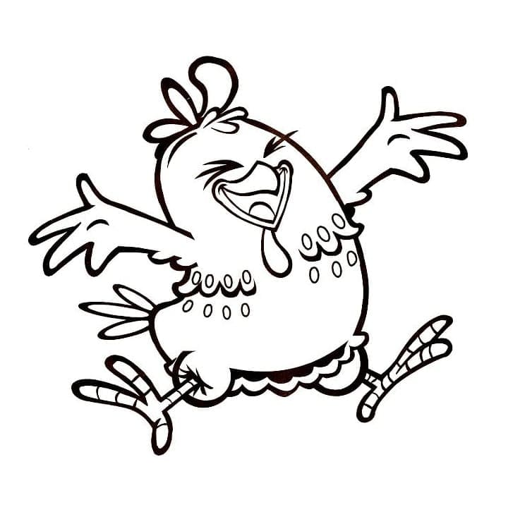 Desenho de Imprimivel Galinha Pintadinha para Colorir e Pintar