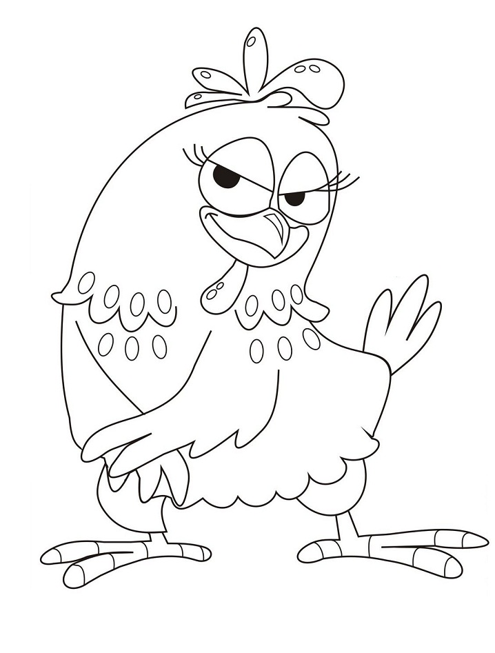 Galinha Pintadinha para Colorir