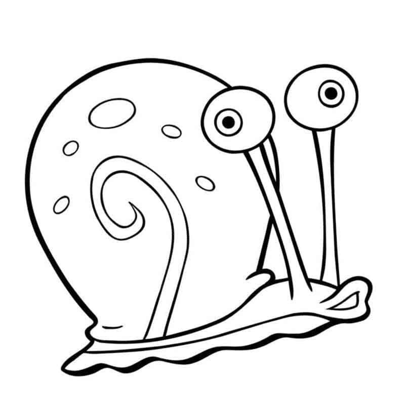 Desenho de Gary para Colorir e Pintar