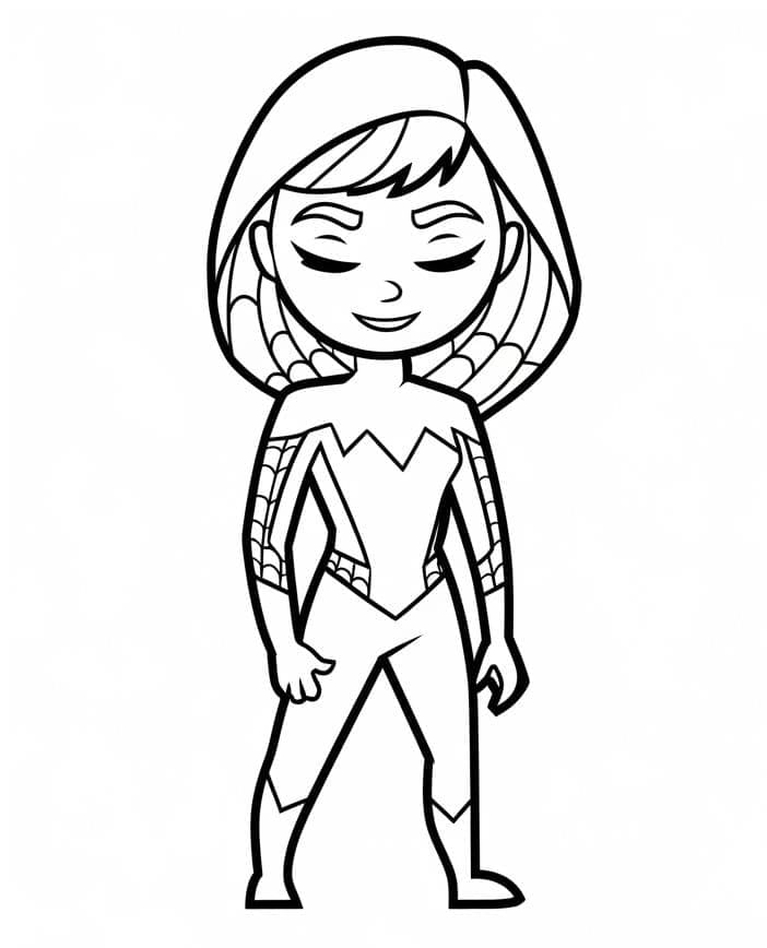 Desenho de Aranha Fantasma para Colorir e Pintar