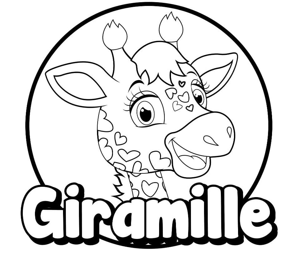 Desenho de Giramille para Colorir e Pintar