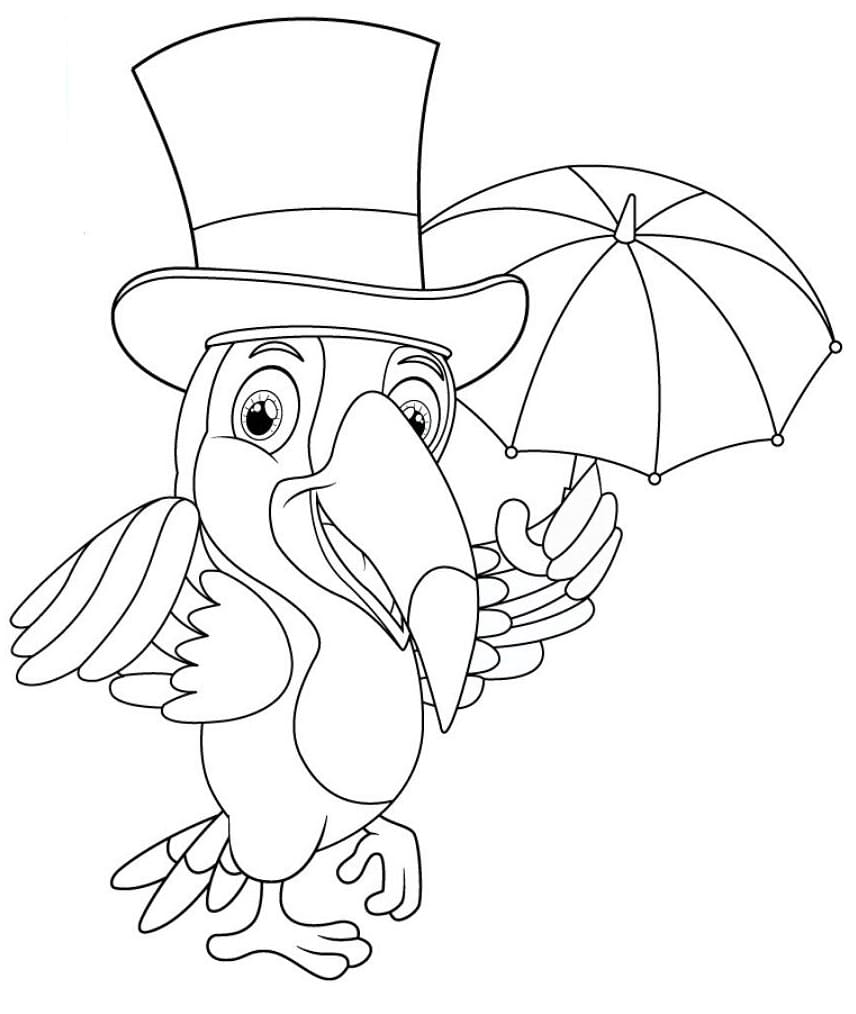 Desenho Tuco de Giramille para Colorir e Pintar