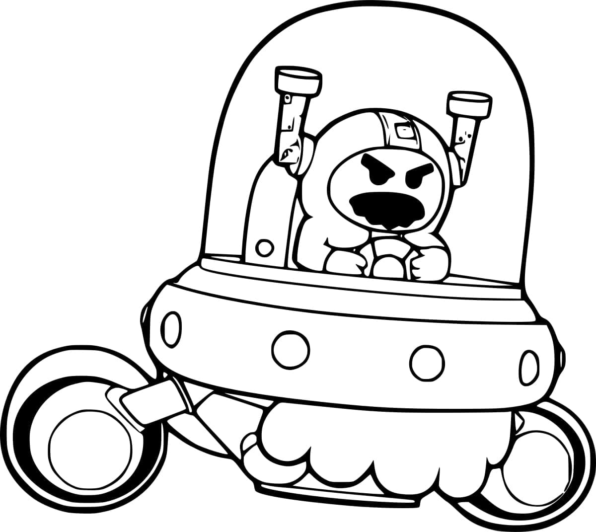 Desenho de Grandmaster de Go Jetters para Colorir e Pintar