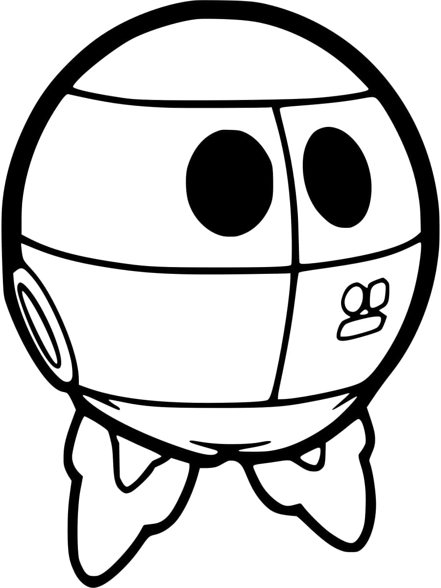 Desenho de Grimbot Go Jetters para Colorir e Pintar