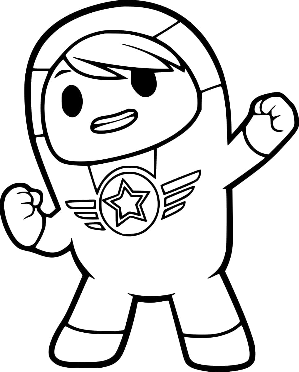 Desenho de Xuli Go Jetters para Colorir e Pintar