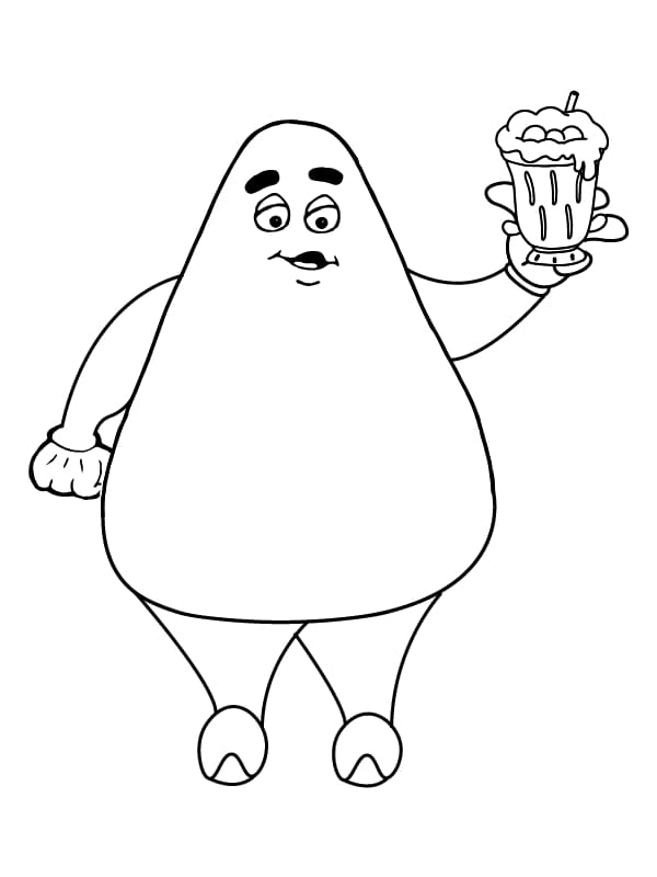 Desenhos de Grimace Shake para Colorir e Pintar