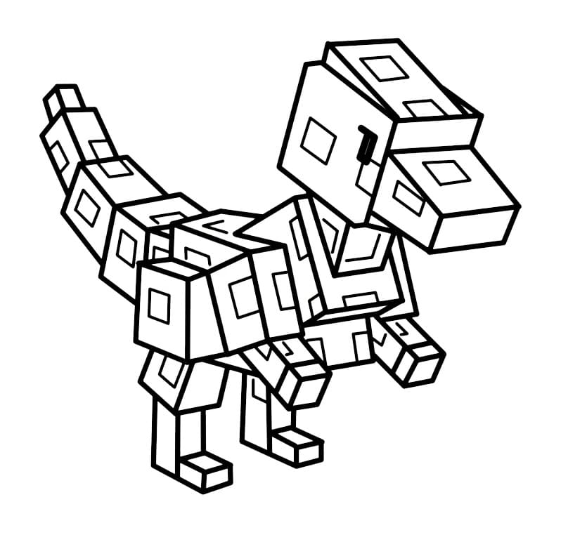 Desenho de Grow a Garden Dinossauro para Colorir