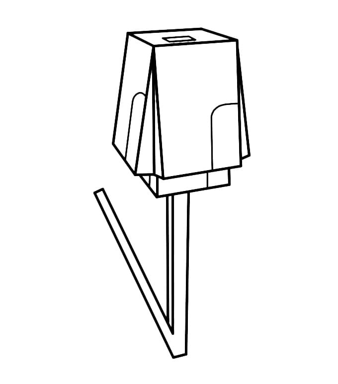 Desenho de Abajur de Grow a Garden para Colorir