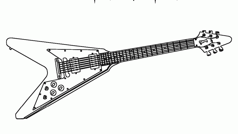 1540022460 Stirring Captain Electric Coloring Pages Guitar Photo Gallery On Website Book For 960×544 1 e Pintar