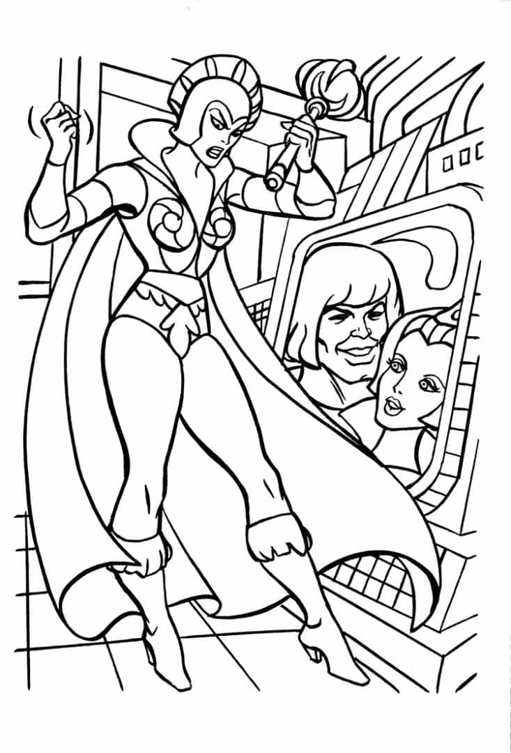 Desenho de Heman para Colorir Pdf e Pintar