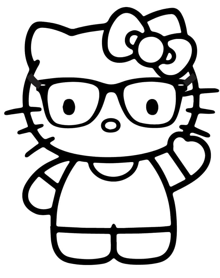 Desenho de Hello Kitty para Pintar Grátis