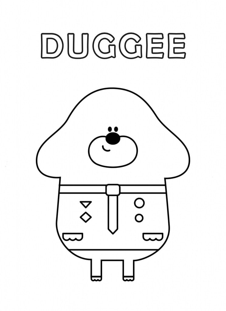 Desenho de Duggee para Colorir e Pintar