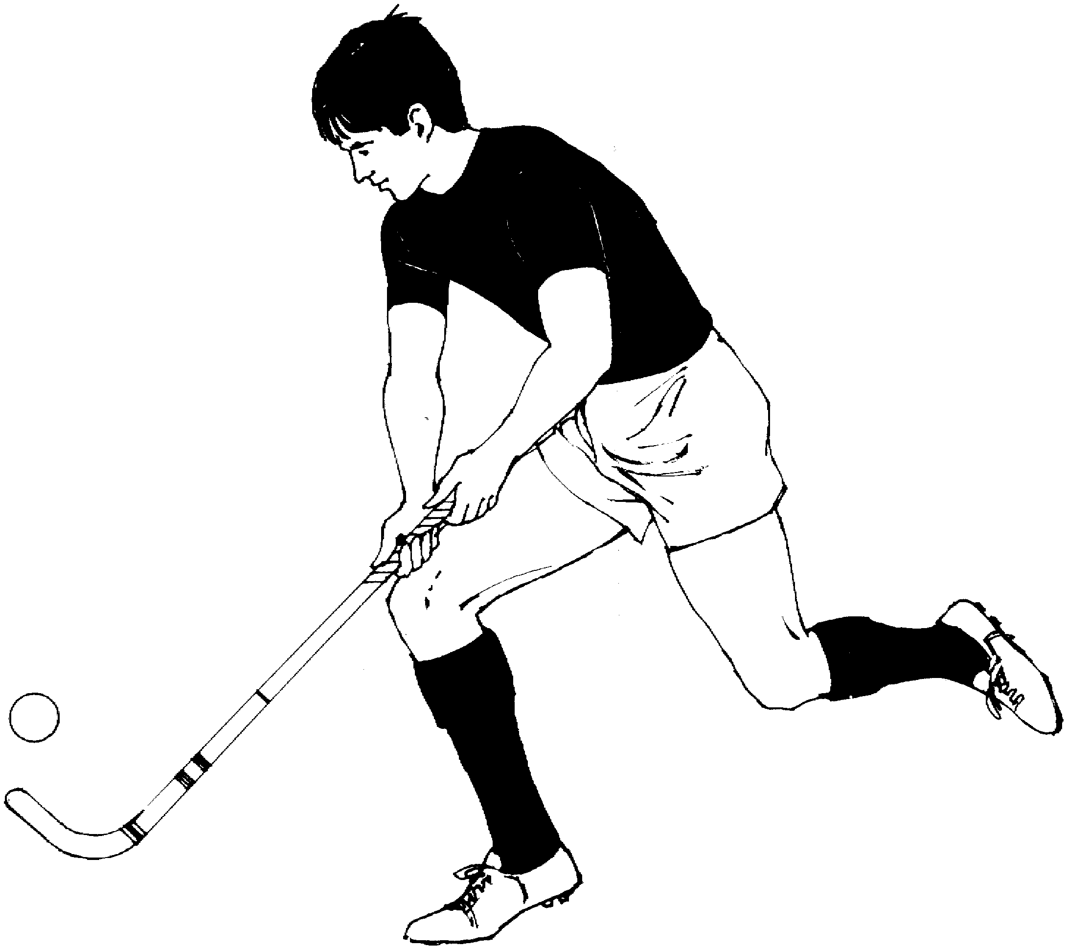 Desenho Pdf de Hockey para Pintar