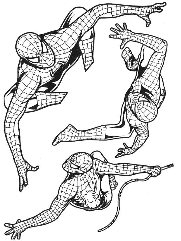 Desenho de Imagens do Homem Aranha para Colorir e Pintar