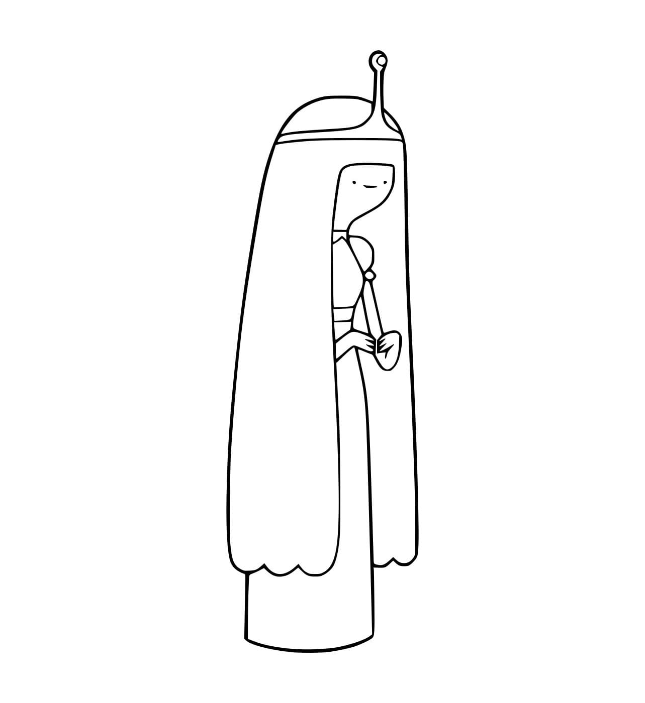 Desenho de Princesa Jujuba para Colorir e Pintar