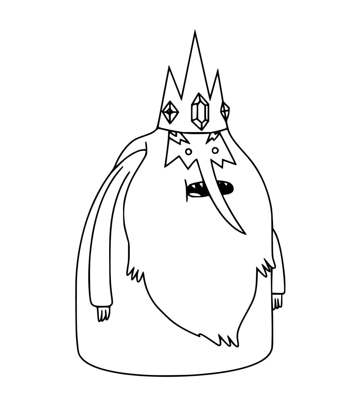 Desenho de Rei do Gelo para Colorir e Pintar
