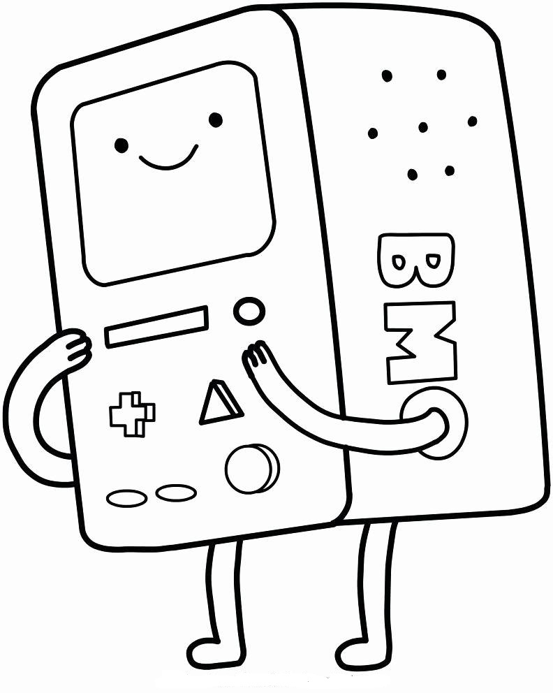 Desenho de Bmo para Imprimir e Colorir e Pintar