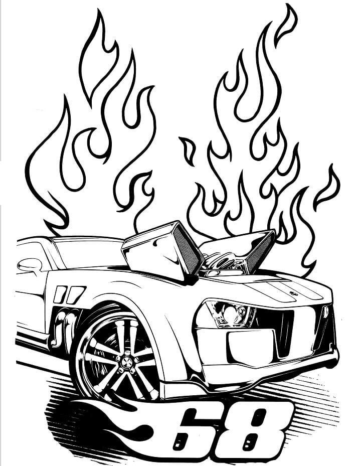 Desenho Hot Wheels Download Pintar