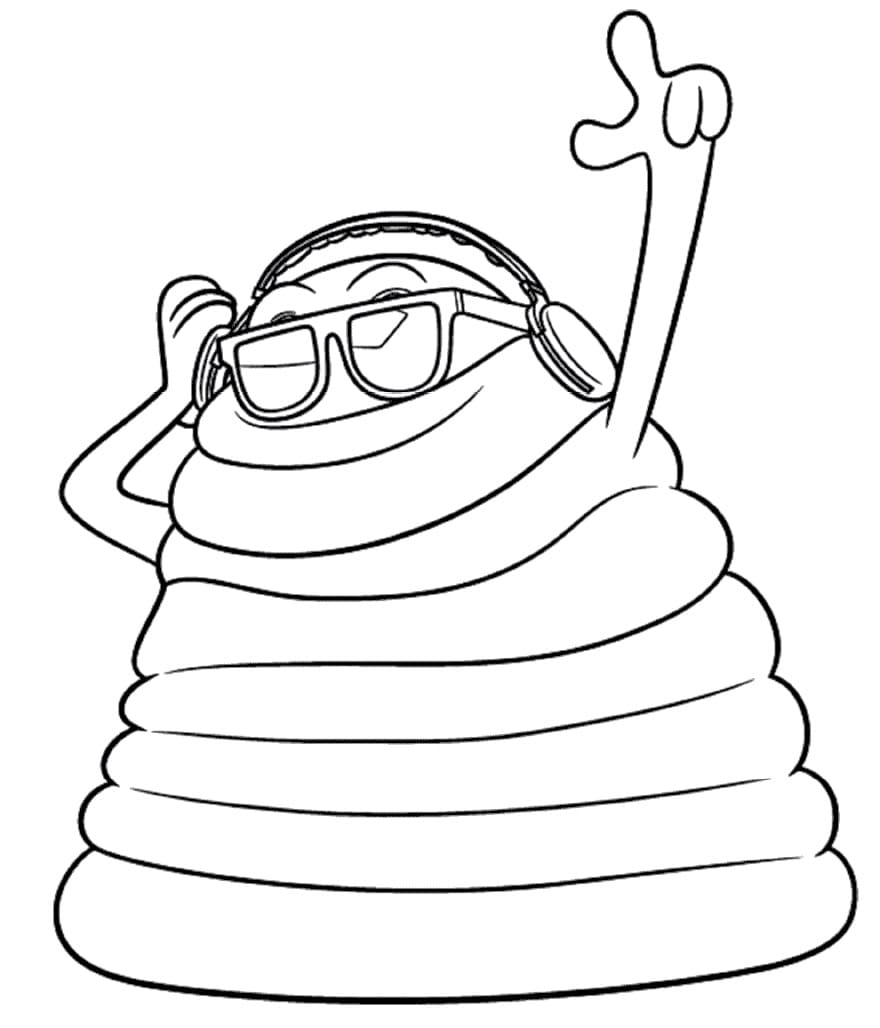 Desenho Blobby de Hotel Transilvania para Colorir e Pintar