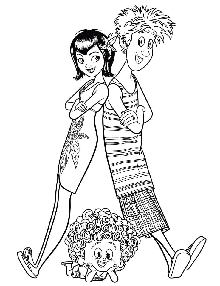 Desenho de Hotel Transilvania Imagens Grátis e Pintar