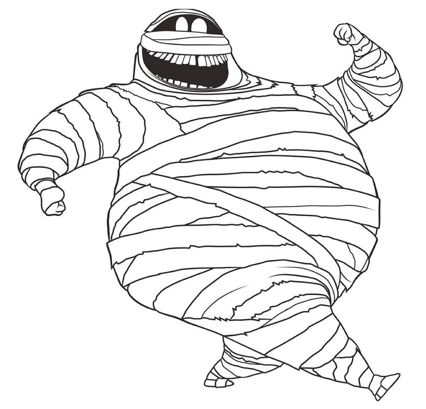 Desenho Murray de Hotel Transilvania para Colorir e Pintar